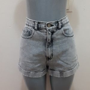 American Apparel High Rise Cuffed Shorts - image 1